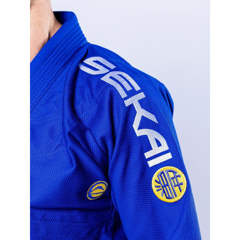 Kimono JJB Fuji Sports | Bleu/Jaune | SEKAI 3.0