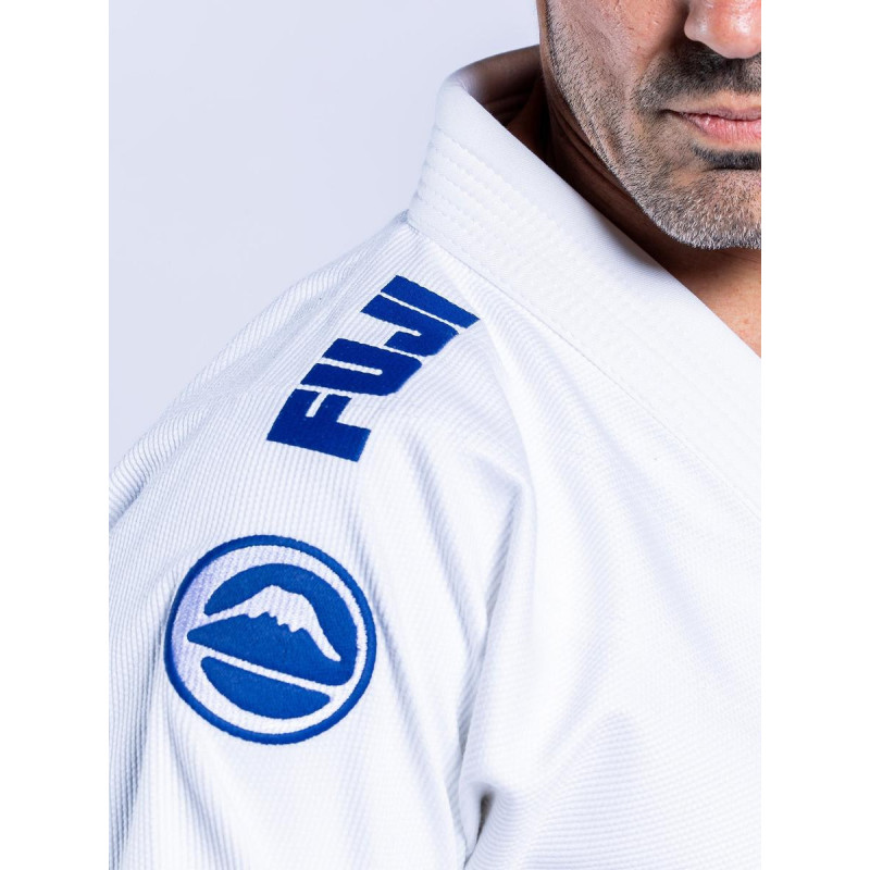 Kimono JJB Fuji Sports | Blanc Navy | Baseline 2.0