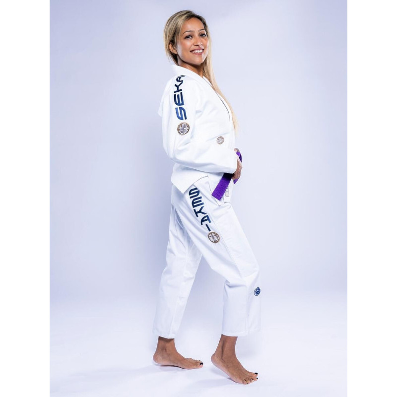 Kimono JJB Fuji Sports | Blanc Navy | SEKAI 3.0