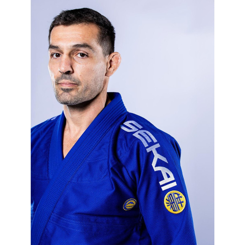 Kimono JJB Fuji Sports | Bleu/Jaune | SEKAI 3.0