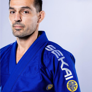 Kimono JJB Fuji Sports | Bleu/Jaune | SEKAI 3.0