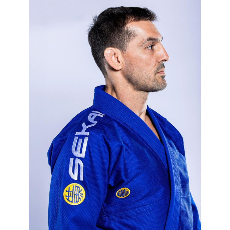 Kimono JJB Fuji Sports | Bleu/Jaune | SEKAI 3.0