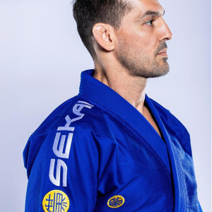 Kimono JJB Fuji Sports | Bleu/Jaune | SEKAI 3.0