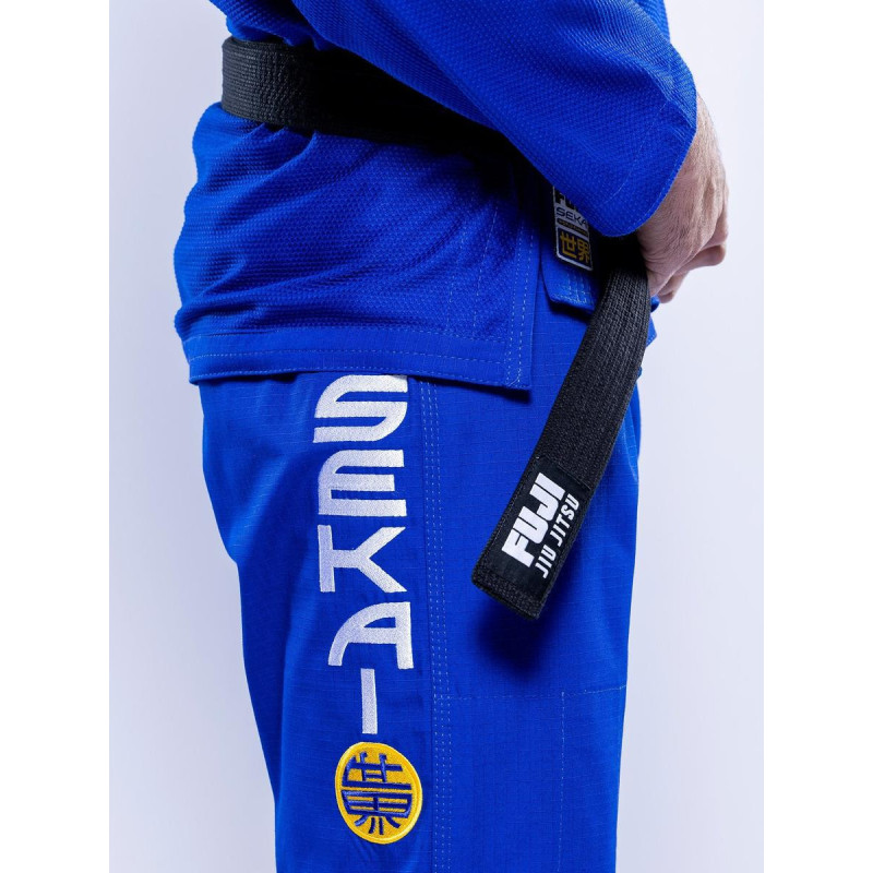 Kimono JJB Fuji Sports | Bleu/Jaune | SEKAI 3.0