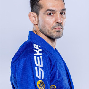 Kimono JJB Fuji Sports | Bleu/Jaune | SEKAI 3.0