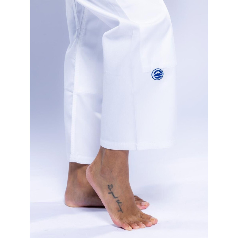 Kimono JJB Fuji Sports | Blanc Navy | Baseline 2.0