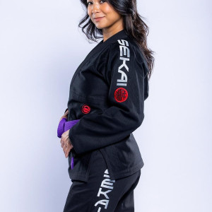 Kimono JJB Fuji Sports | Noir Gris | SEKAI 3.0