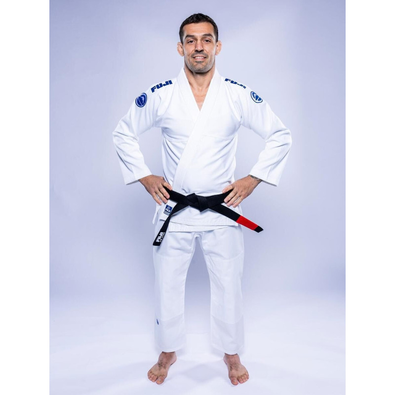 Kimono JJB Fuji Sports | Blanc Navy | Baseline 2.0