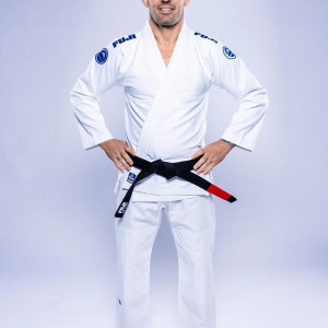 Kimono JJB Fuji Sports | Blanc Navy | Baseline 2.0