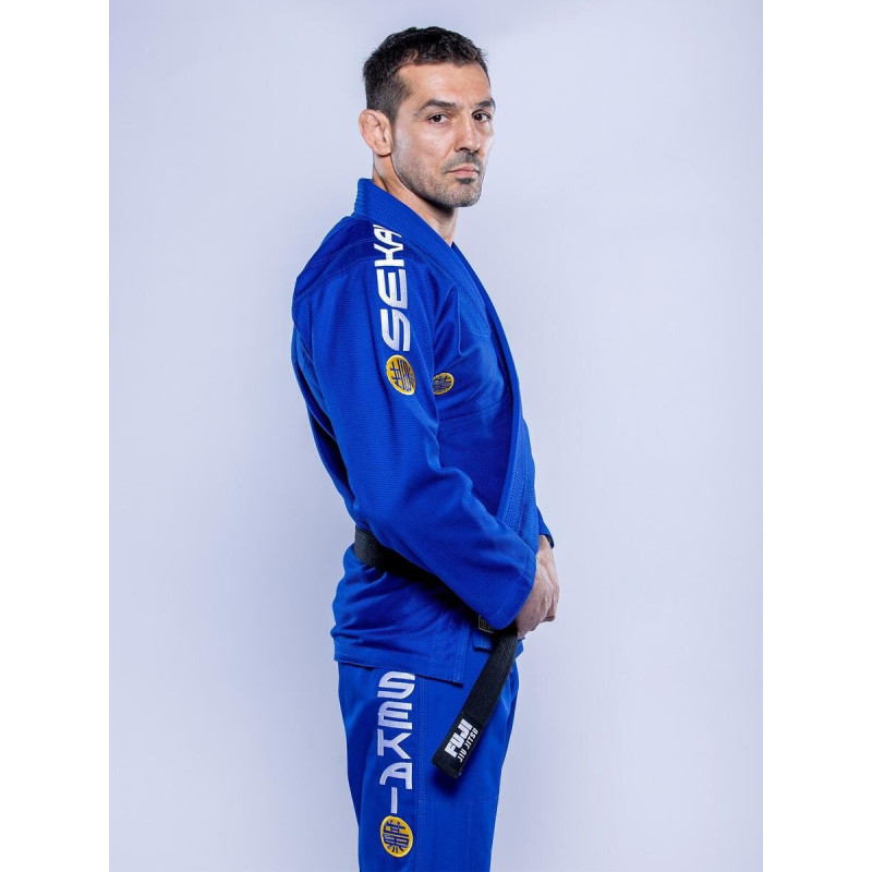 Kimono JJB Fuji Sports | Bleu/Jaune | SEKAI 3.0
