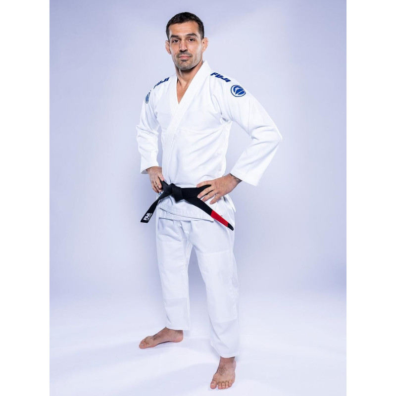 Kimono JJB Fuji Sports | Blanc Navy | Baseline 2.0