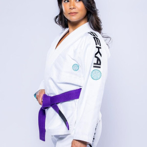 Kimono JJB Fuji Sports | Blanc Teal | SEKAI 3.0