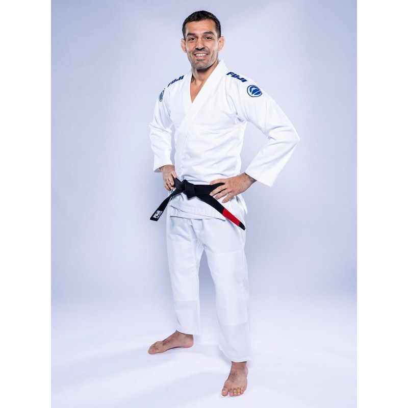 Kimono JJB Fuji Sports | Blanc Navy | Baseline 2.0