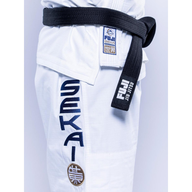 Kimono JJB Fuji Sports | Blanc Navy | SEKAI 3.0