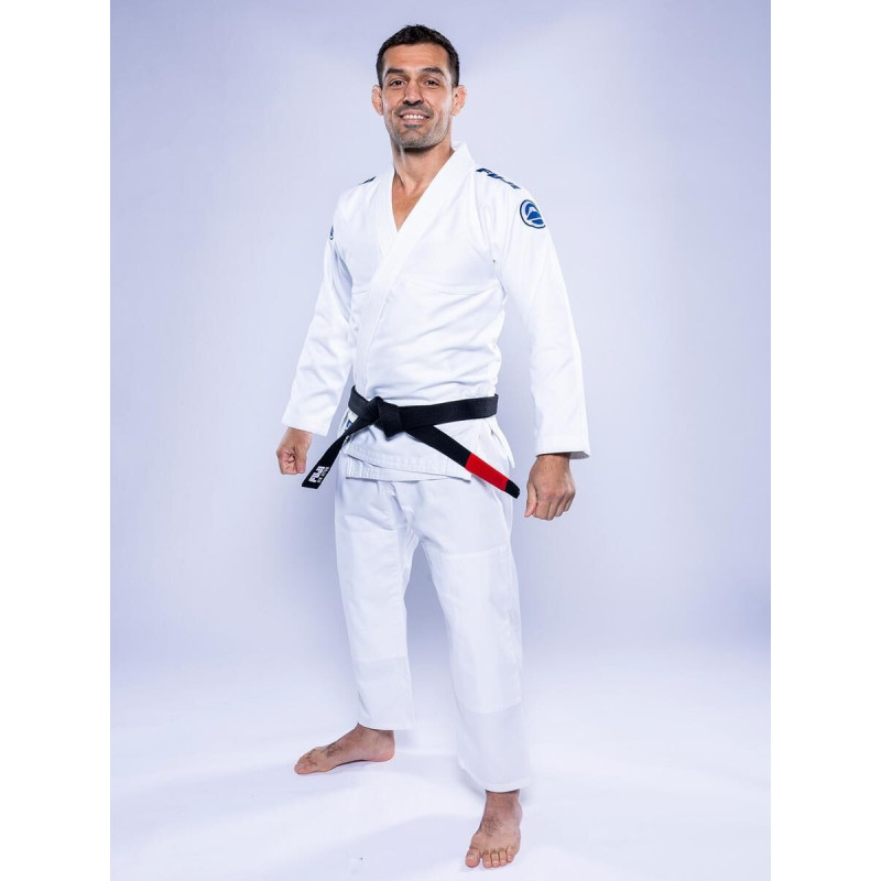 Kimono JJB Fuji Sports | Blanc Navy | Baseline 2.0