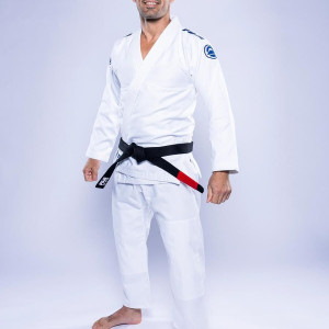 Kimono JJB Fuji Sports | Blanc Navy | Baseline 2.0