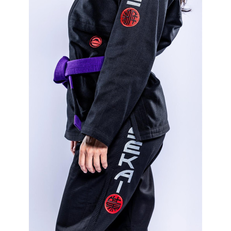 Kimono JJB Fuji Sports | Noir Gris | SEKAI 3.0