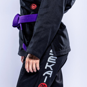 Kimono JJB Fuji Sports | Noir Gris | SEKAI 3.0