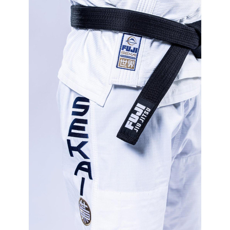 Kimono JJB Fuji Sports | Blanc Navy | SEKAI 3.0