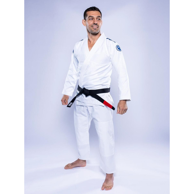 Kimono JJB Fuji Sports | Blanc Navy | Baseline 2.0
