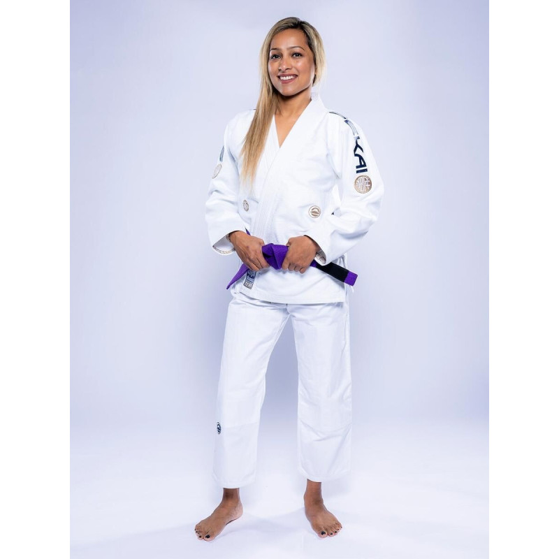 Kimono JJB Fuji Sports | Blanc Navy | SEKAI 3.0