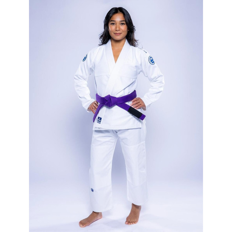 Kimono JJB Fuji Sports | Blanc Navy | Baseline 2.0