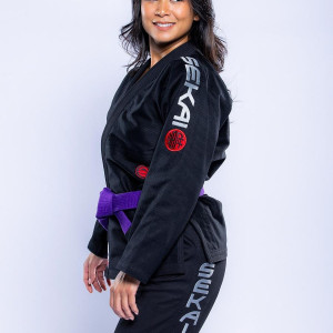 Kimono JJB Fuji Sports | Noir Gris | SEKAI 3.0