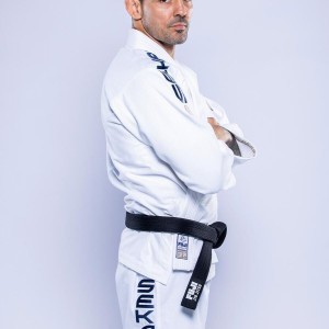 Kimono JJB Fuji Sports | Blanc Navy | SEKAI 3.0