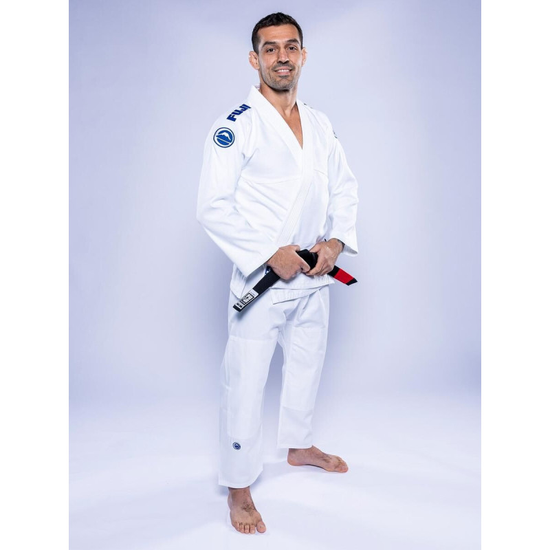 Kimono JJB Fuji Sports | Blanc Navy | Baseline 2.0