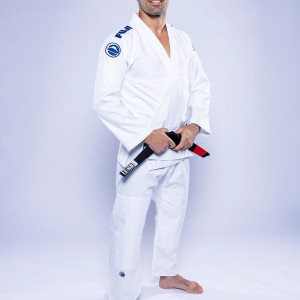 Kimono JJB Fuji Sports | Blanc Navy | Baseline 2.0
