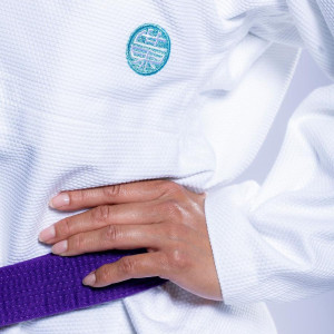 Kimono JJB Fuji Sports | Blanc Teal | SEKAI 3.0