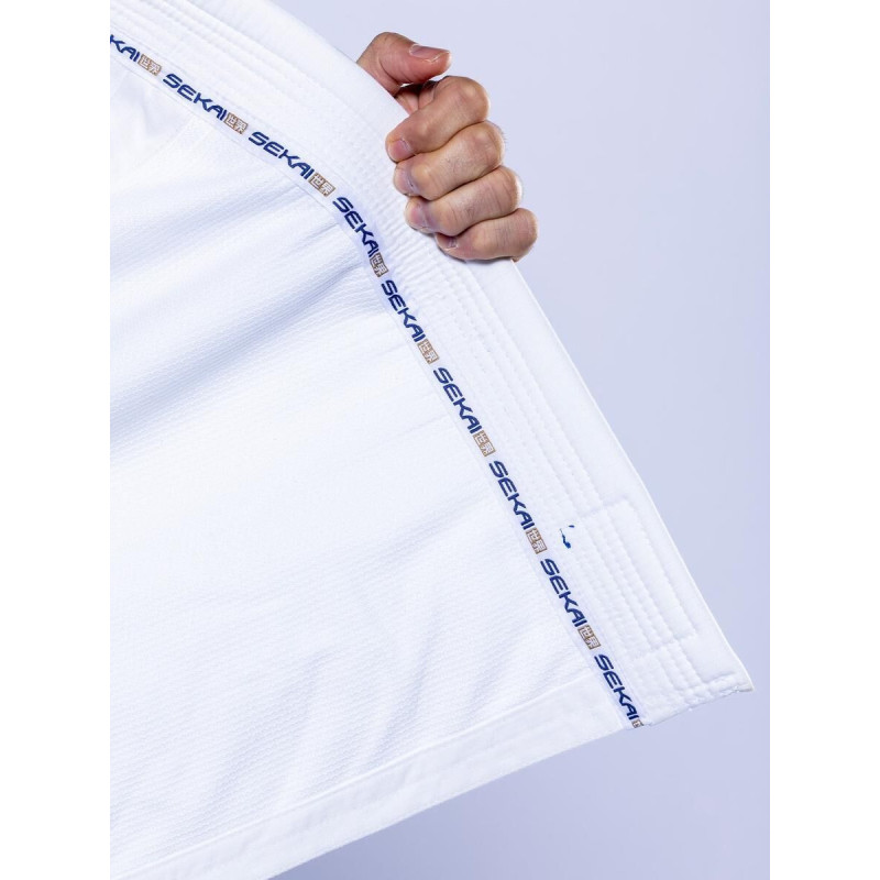 Kimono JJB Fuji Sports | Blanc Navy | SEKAI 3.0