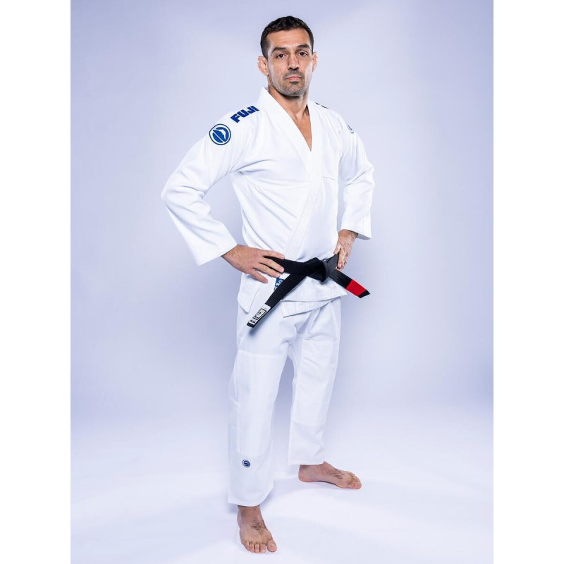 Kimono JJB Fuji Sports | Blanc Navy | Baseline 2.0