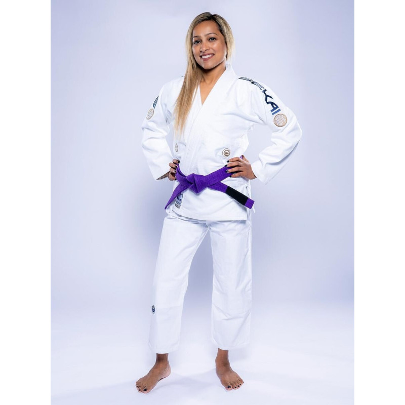 Kimono JJB Fuji Sports | Blanc Navy | SEKAI 3.0