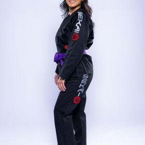 Kimono JJB Fuji Sports | Noir Gris | SEKAI 3.0