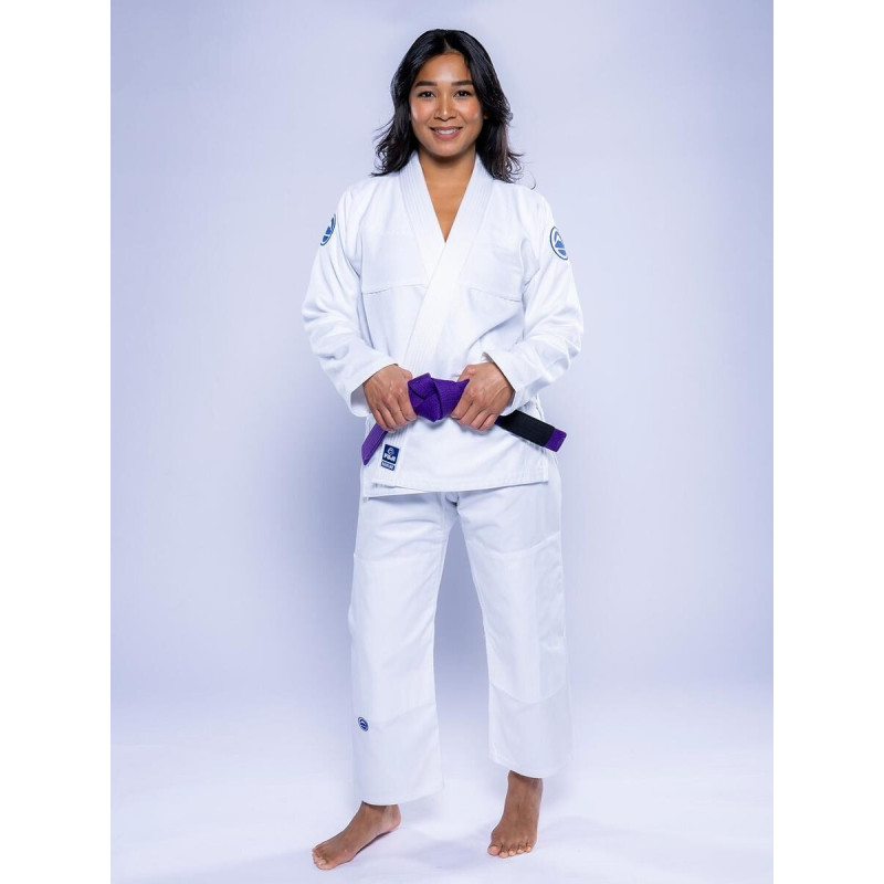 Kimono JJB Fuji Sports | Blanc Navy | Baseline 2.0
