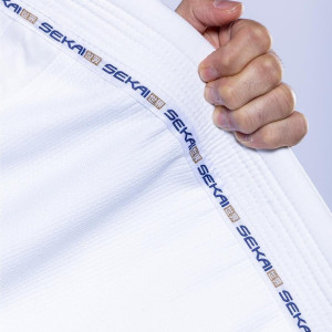 Kimono JJB Fuji Sports | Blanc Navy | SEKAI 3.0