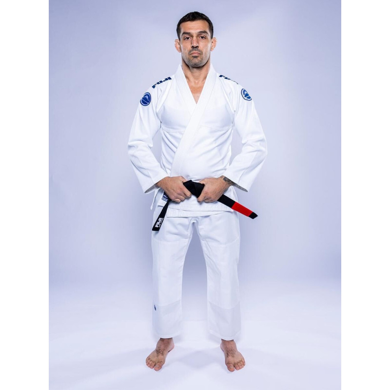 Kimono JJB Fuji Sports | Blanc Navy | Baseline 2.0
