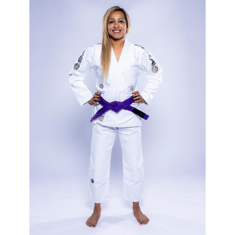 Kimono JJB Fuji Sports | Blanc Navy | SEKAI 3.0