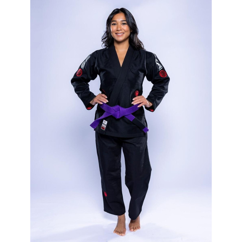 Kimono JJB Fuji Sports | Noir Gris | SEKAI 3.0