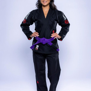 Kimono JJB Fuji Sports | Noir Gris | SEKAI 3.0