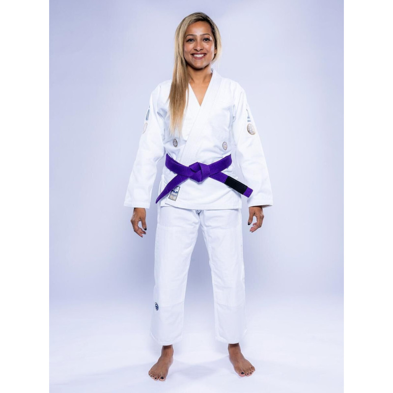 Kimono JJB Fuji Sports | Blanc Navy | SEKAI 3.0