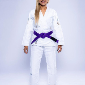 Kimono JJB Fuji Sports | Blanc Navy | SEKAI 3.0