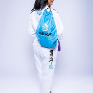 Kimono JJB Fuji Sports | Blanc Teal | SEKAI 3.0