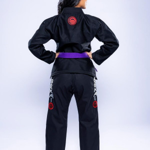 Kimono JJB Fuji Sports | Noir Gris | SEKAI 3.0