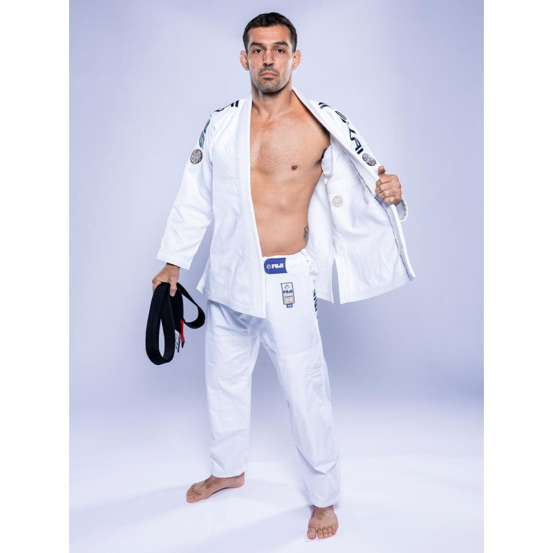 Kimono JJB Fuji Sports | Blanc Navy | SEKAI 3.0