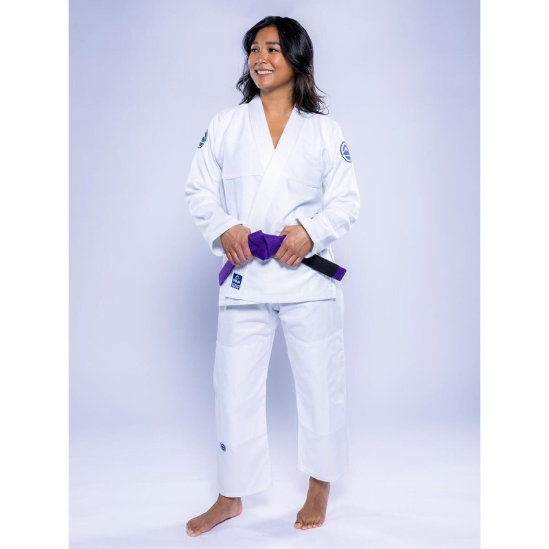 Kimono JJB Fuji Sports | Blanc Navy | Baseline 2.0