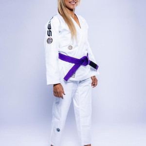 Kimono JJB Fuji Sports | Blanc Navy | SEKAI 3.0