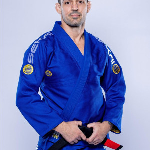 Kimono JJB Fuji Sports | Bleu/Jaune | SEKAI 3.0
