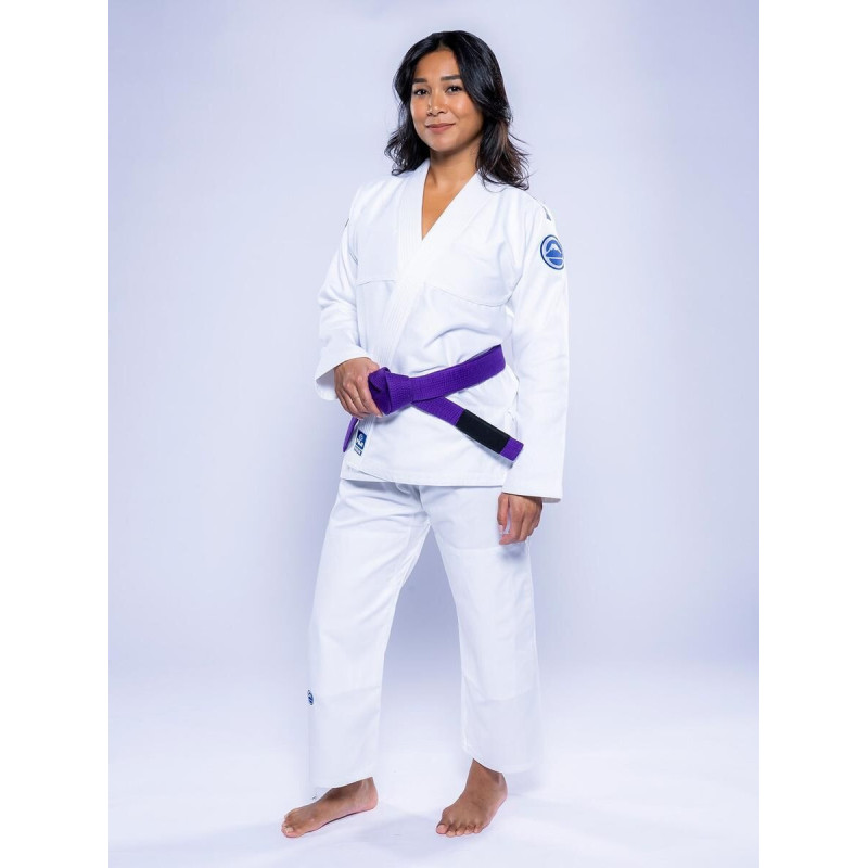 Kimono JJB Fuji Sports | Blanc Navy | Baseline 2.0